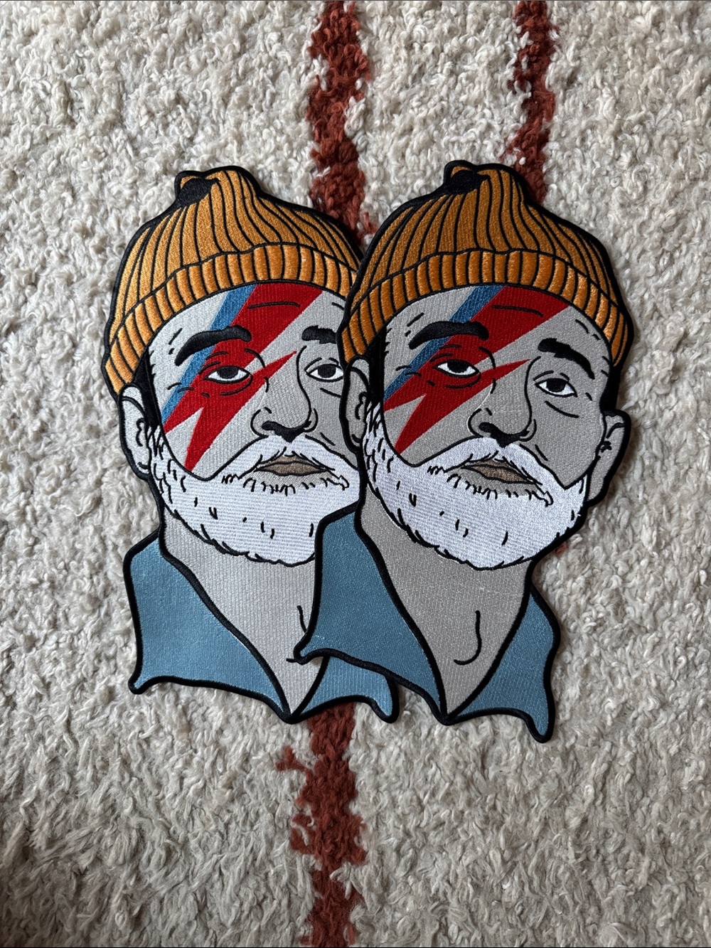 Steve Zissou David Bowie patch